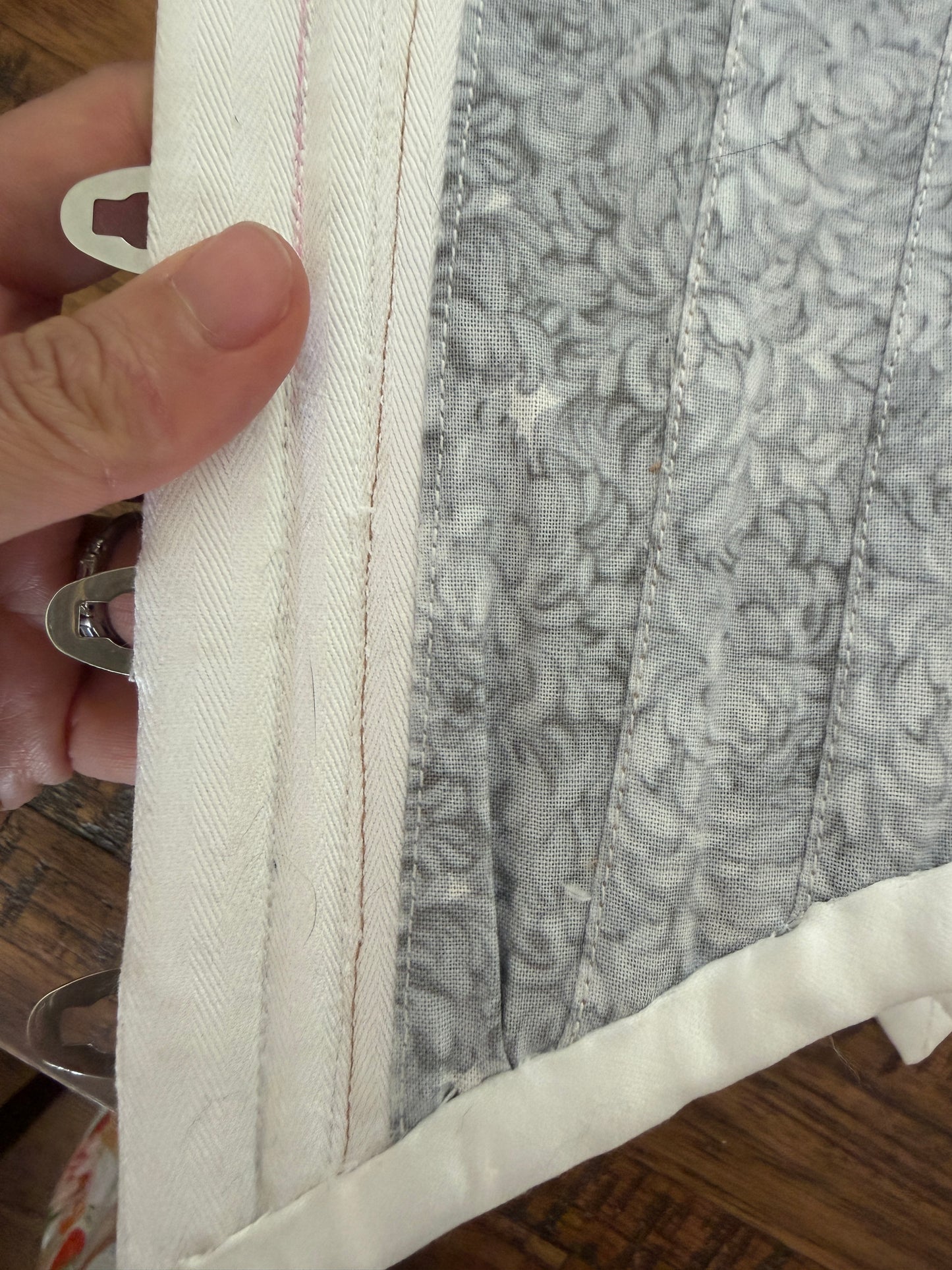 Size 22 overbust corset in white
