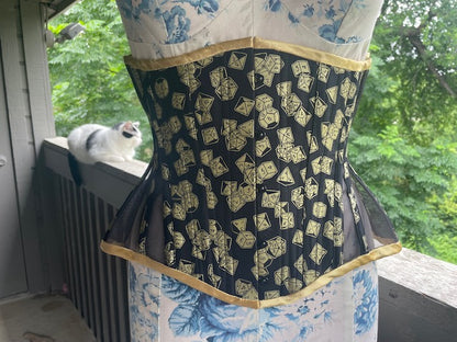 Dungeons and Dragons Dice Underbust Corset 25" Waist