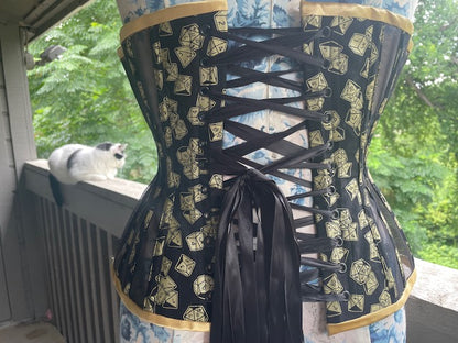 Dungeons and Dragons Dice Underbust Corset 25" Waist