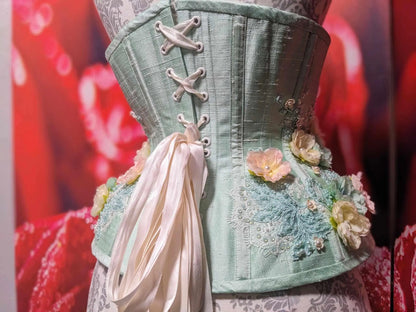 Spring Dupioni Underbust Corset 26" Waist